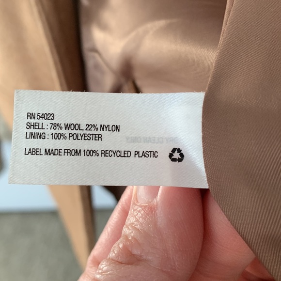 Gap Academy blazer size 0- wool / dark khaki - Picture 5 of 5